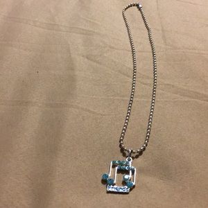 Silver & Blue Friends Necklace